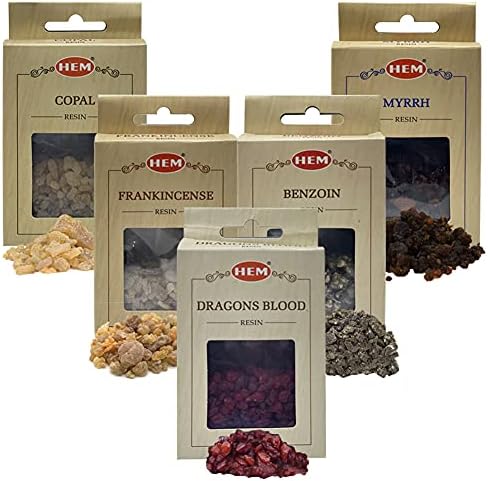 TRUMIRI Dragons Blood Benzoin Copal Incense Variety Pack 3 Sets