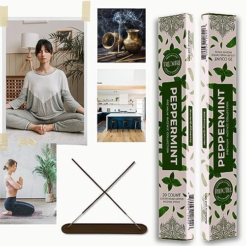Peppermint Incense Sticks - 40 Sticks Dual Pack