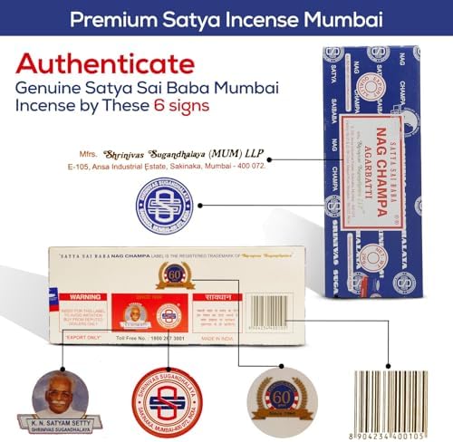 Raajsee Incense Stick Holder Bundle with Nag Champa 250g Pack