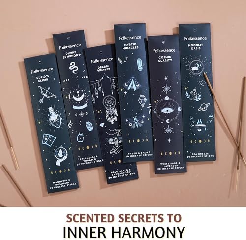 Folkulture Set of 6 Incense Sticks - 120 Pieces