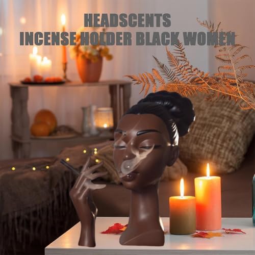 Sophisticated Elegant Head Incense Burner Design