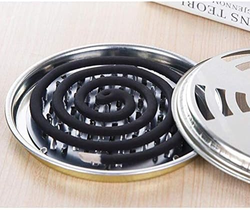 4PCS Portable Incense Coil Holder with Fireproof Design