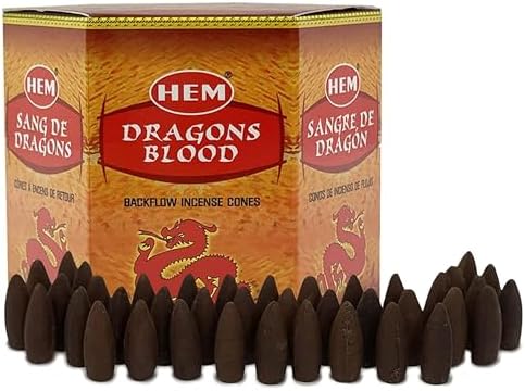 Dragons Blood Incense Cones for Aromatic Smoke Fountain