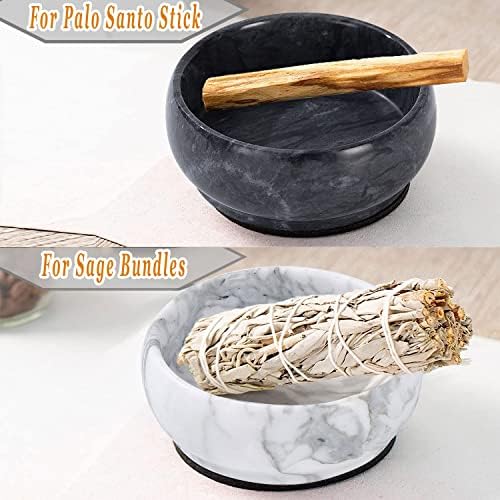Natural Marble Incense Holder with 9 Holes 1