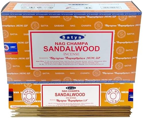 Sandalwood Incense Sticks and Holder Bundle