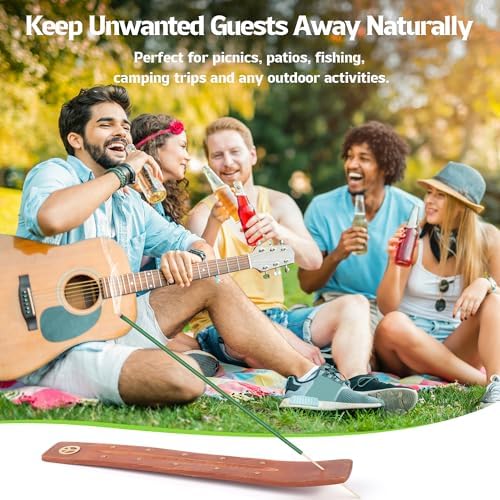 Citronella Incense Sticks 240 Count with Holder
