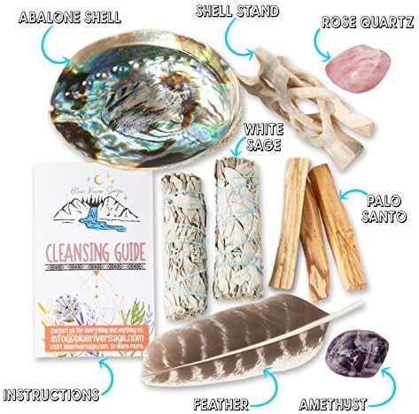 Blue River Sage Home Smudging Kit with Sage Sticks
