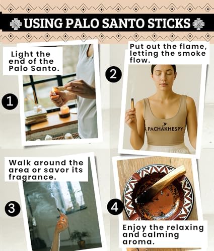 Pachakhespy Palo Santo Premium Sticks 8 Pack