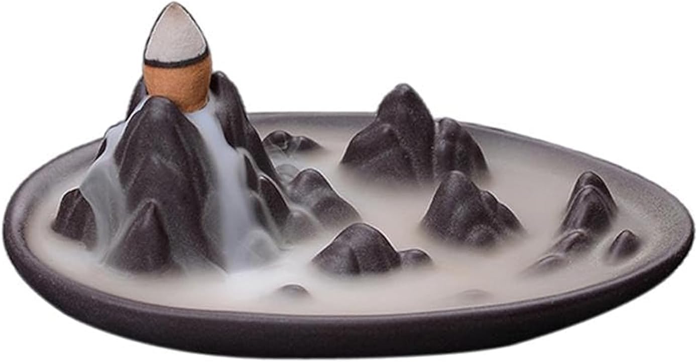 Yeehtech Incense Burner Ceramic Backflow Censer Holder