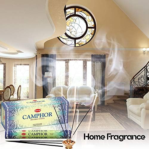 HEM Camphor Incense 6 Boxes of 20 Sticks