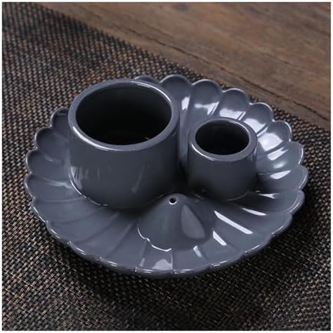Ceramic Incense Holder with Detachable Stick Slot and Five Holes