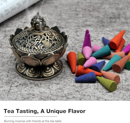 Vintage Style Bronze Incense Holder for Home Decoration