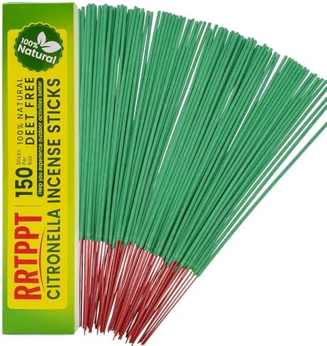 Citronella Incense Sticks 150 Count Natural Oils