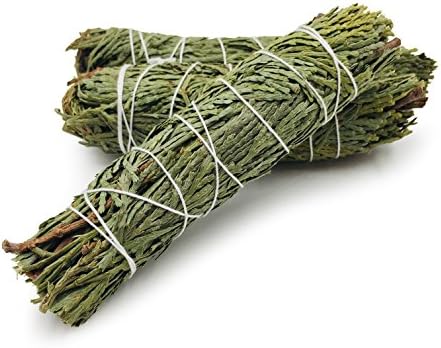 Cedar Incense Wands 3 Pack 4 Inch Smudge Sticks