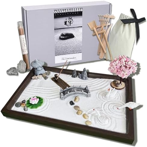 SRAYW Zen Garden Kit for Desk Decor