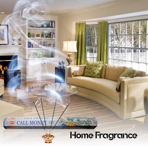 Inspire Dream Play Call Money 6 Boxes of 120 Hem Incense Sticks Bulk Case Retail Display Box