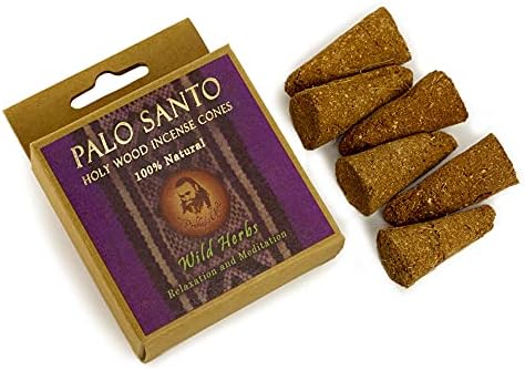 Palo Santo Incense Cones with Burner Kit - 6 Cones