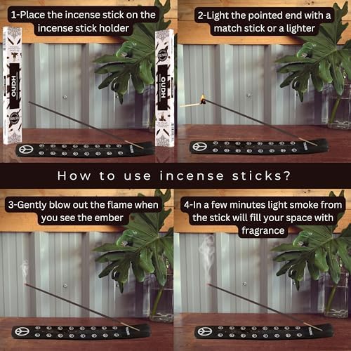 TRUMIRI Oud Incense Sticks - 40 Pieces Dual Pack