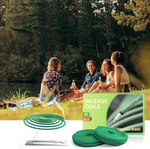 SCENTORINI Citronella Coils 48 Pack Outdoor Use