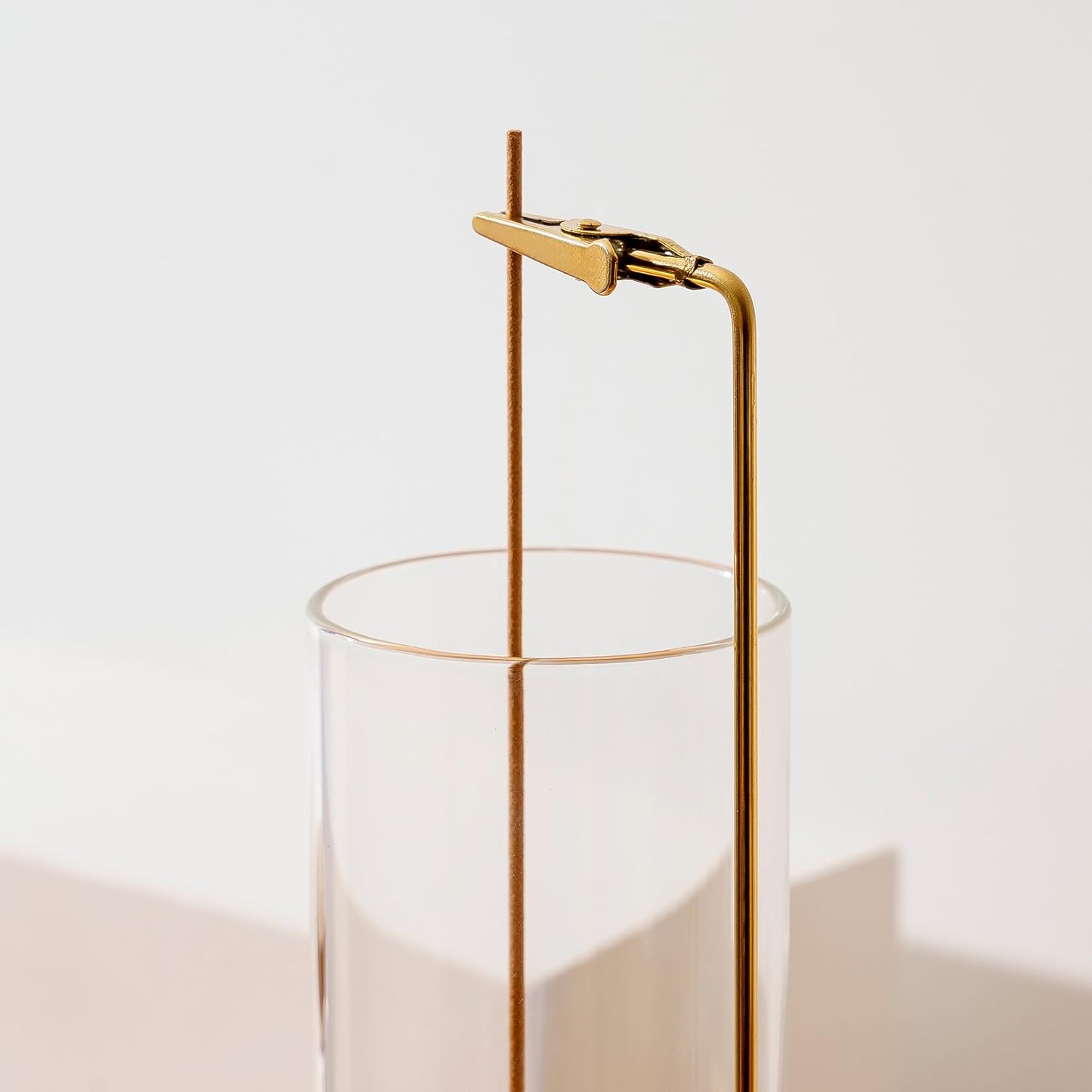 GARMOLY Incense Holder for Sticks - Anti-Ash Burner with Glass Catcher and 30 Sticks