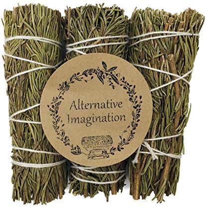 Dried Rosemary Incense Sticks 4 Inch 3 Pack