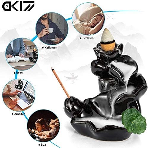 DK177 Waterfall Incense Holder with 20 Cones