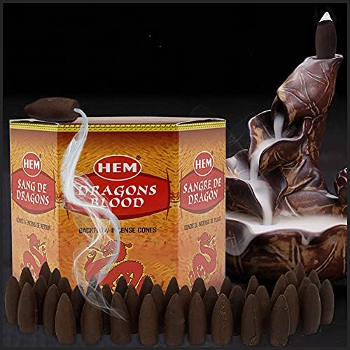 Dragons Blood Incense Cones for Aromatic Smoke Fountain
