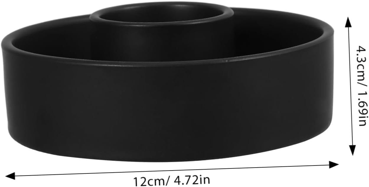 Elegant Ceramic Smudge Bowl and Candle Holder for Home Decor