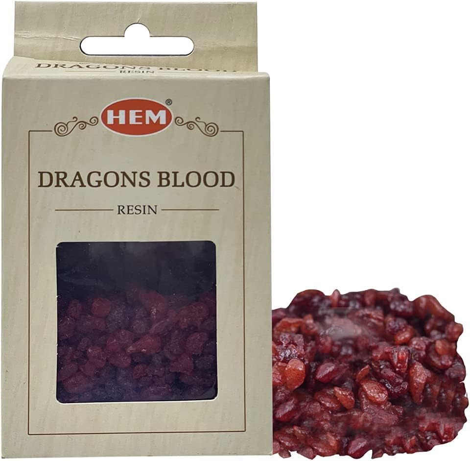TRUMIRI Dragons Blood Incense Natural Solid Crystals