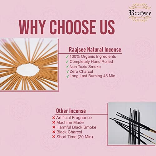 Raajsee Japanese Rose Incense Sticks 100 Gm Pack