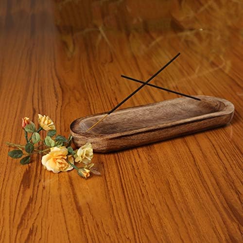 Raajsee Wooden Incense Holder - 12x5 Inch Ash Catcher