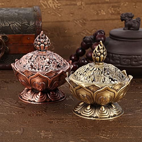 Milltrip Bronze Incense Cone Holder with Antique Design
