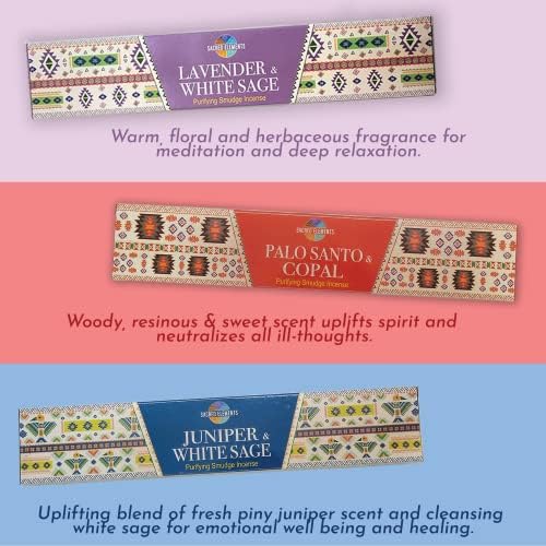 HEM Cleansing Incense Sticks Variety Pack - 6 Masala Incense