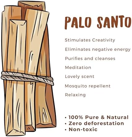 Palo Santo Sticks - 10-15 Sticks Sustainably Harvested from Peru