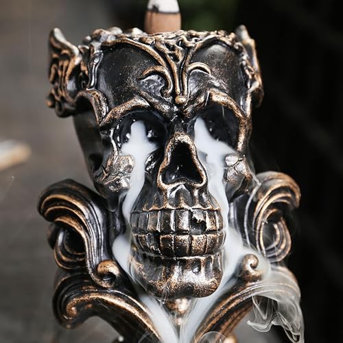 Comeon Backflow Incense Burner Skull Design