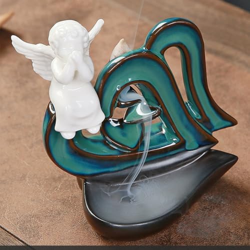 Love Angel Reverse Flow Incense Burner Set