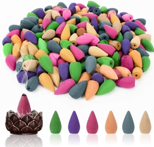 Sukh Waterfall Backflow Incense Cones 108PCS Set