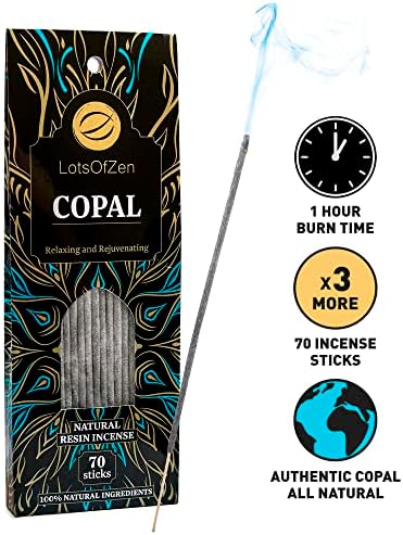 Lots Of Zen Copal Incense Sticks Smudge Kit 70 Pcs