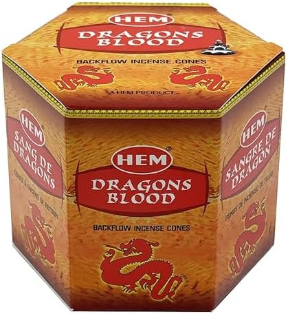 Dragons Blood Incense Cones for Aromatic Smoke Fountain