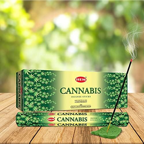 Hem Cannabis Incense Sticks - 120 Sticks 6 Boxes 9 Inches Long
