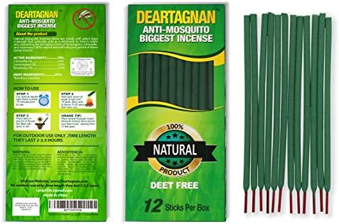 DEARTAGNAN Anti-Mosquito Incense Sticks