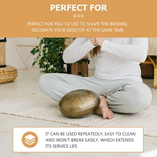 Artibetter Brass Incense Ash Press for Home Fragrance