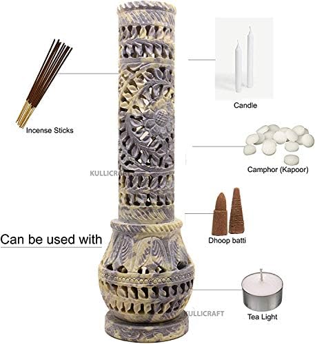 Carry Me Marble Soapstone Incense Holder