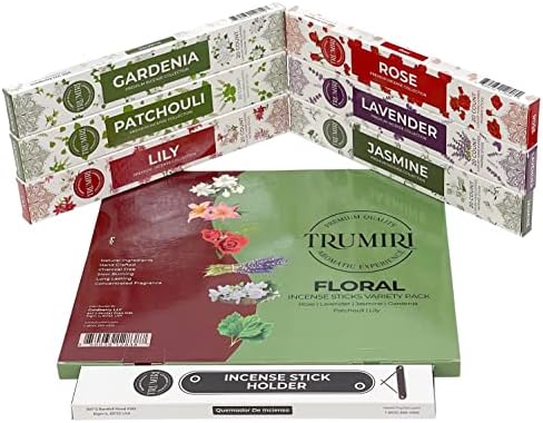 Floral Incense Sticks Variety Pack - 120 Count