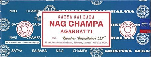 Satya Sai Baba Nag Champa Agarbatti Incense 250 Gram