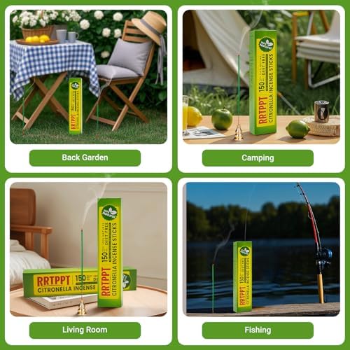 Citronella Incense Sticks 150 Count Natural Oils