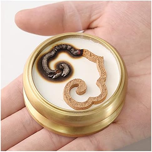 3 In 1 Mini Brass Incense Burner with Ash Press