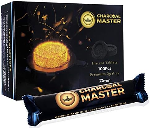 Quick Light Charcoal Tablets for Incense - Set of 100