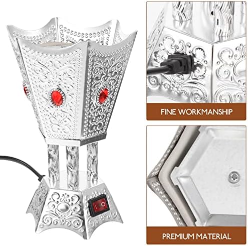 SEWACC Bakhoor Electric Incense Burner Silver