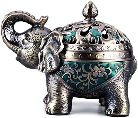 K COOL Elephant Incense Holder with Lid
